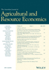 Australian Journal Of Agricultural And Resource Economics杂志