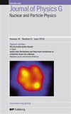 Journal Of Physics G-nuclear And Particle Physics杂志