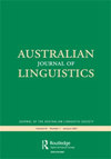 Australian Journal Of Linguistics杂志