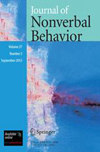 Journal Of Nonverbal Behavior杂志