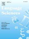 Language Sciences杂志