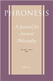 Phronesis-a Journal For Ancient Philosophy杂志