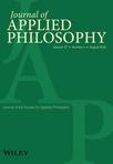 Journal Of Applied Philosophy杂志