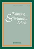 Plainsong & Medieval Music