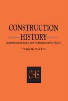 Construction History-international Journal Of The Construction History Society杂志