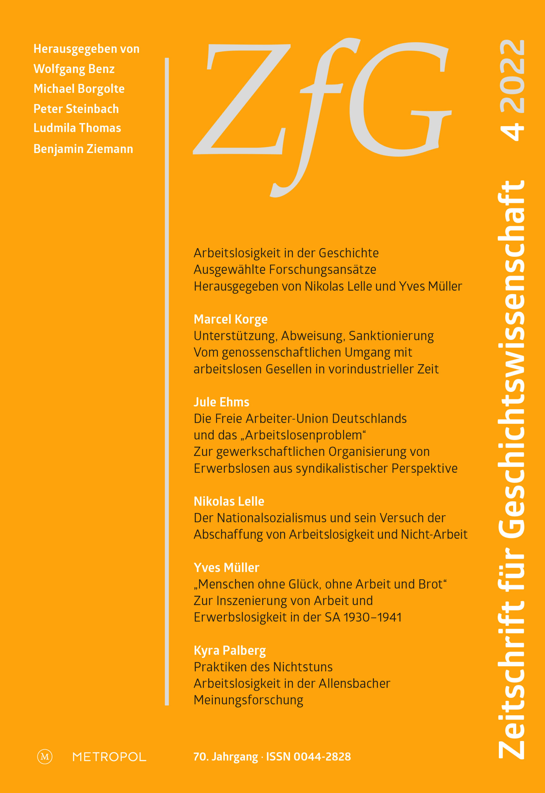 Zeitschrift Fur Geschichtswissenschaft杂志