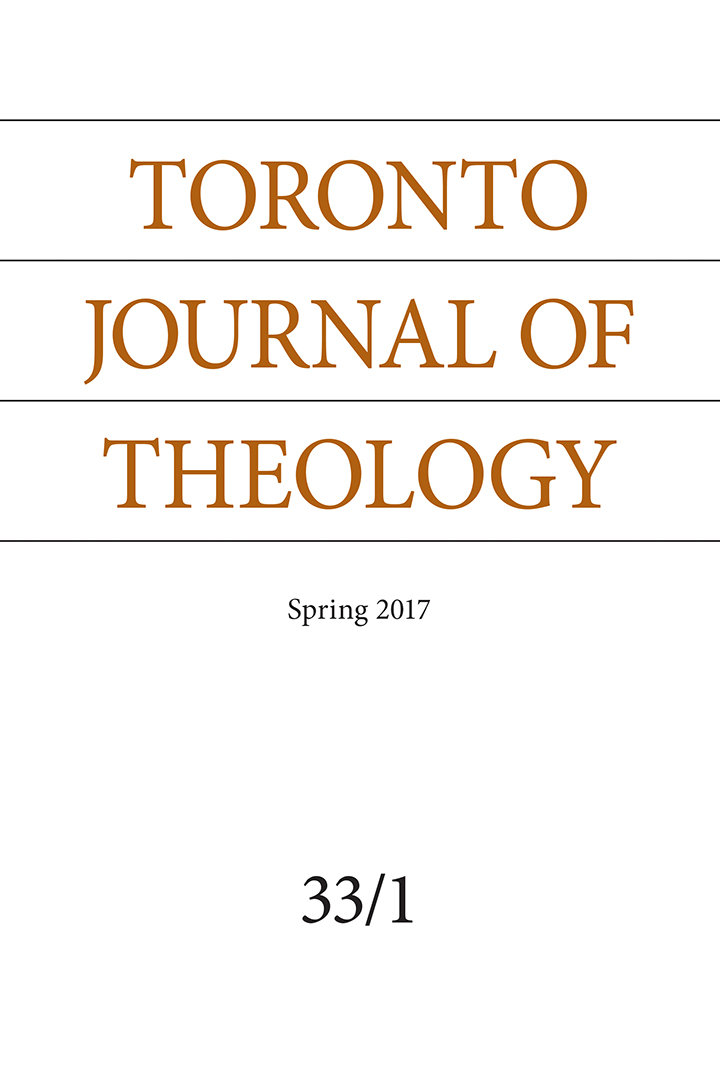 Toronto Journal Of Theology